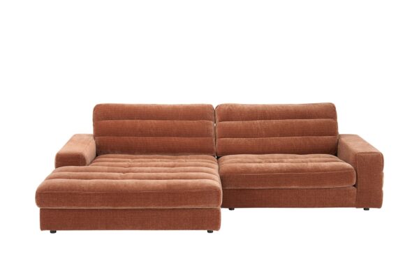 VIVA Ecksofa Cord Scarlatti ¦ orange ¦ Maße (cm): B: 148 H: 83 T: 125 Polstermöbel > Sofas > Ecksofas - Höffner