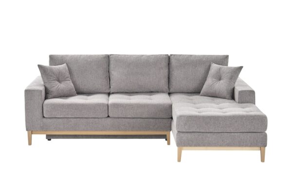 smart Ecksofa  Vivien ¦ grau ¦ Maße (cm): B: 242 H: 90 T: 173 Polstermöbel > Sofas > Ecksofas - Höffner