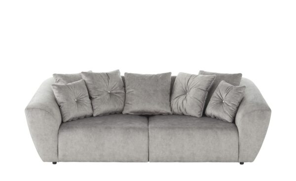 smart Big Sofa  Krista ¦ grau ¦ Maße (cm): B: 250 H: 81 T: 106 Polstermöbel > Sofas > 2-Sitzer - Höffner