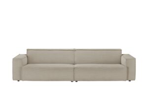 pop Big Sofa Cord Upper East ¦ beige ¦ Maße (cm): B: 296 H: 72 T: 106 Polstermöbel > Sofas > 3-Sitzer - Höffner