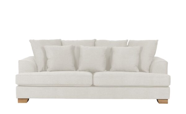 SOHO Sofa  Franka ¦ weiß ¦ Maße (cm): B: 231 H: 87 T: 103 Polstermöbel > Sofas > 3-Sitzer - Höffner