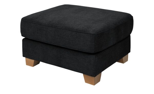 SOHO Hocker  Franka ¦ schwarz ¦ Maße (cm): B: 75 H: 42 T: 62 Polstermöbel > Hocker - Höffner