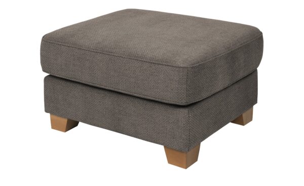 SOHO Hocker  Franka ¦ braun ¦ Maße (cm): B: 75 H: 42 T: 62 Polstermöbel > Hocker - Höffner