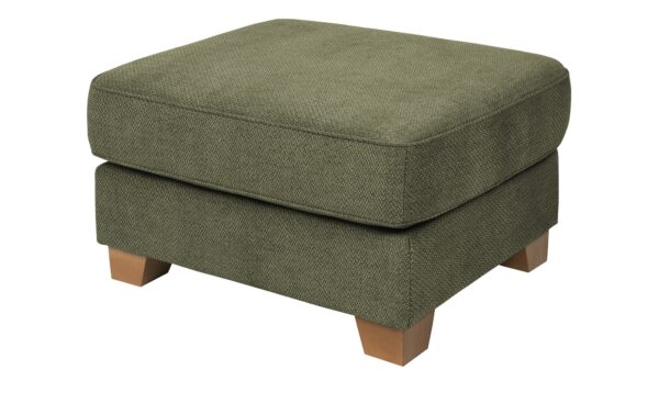 SOHO Hocker  Franka ¦ grün ¦ Maße (cm): B: 75 H: 42 T: 62 Polstermöbel > Hocker - Höffner