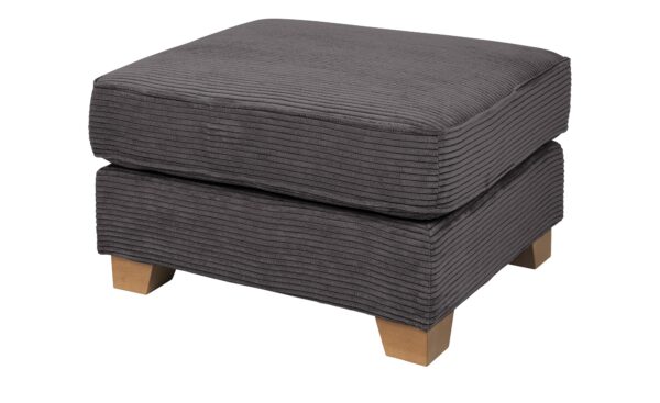 SOHO Hocker  Franka ¦ grau ¦ Maße (cm): B: 75 H: 42 T: 62 Polstermöbel > Hocker - Höffner