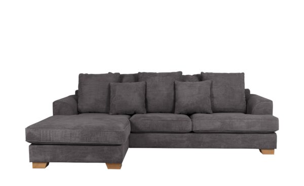 SOHO Ecksofa  Franka ¦ grau ¦ Maße (cm): B: 268 H: 87 T: 161 Polstermöbel > Sofas > Ecksofas - Höffner