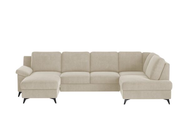 uno Wohnlandschaft  Boom ¦ beige ¦ Maße (cm): B: 309 H: 90 T: 170 Polstermöbel > Sofas > Wohnlandschaften - Höffner