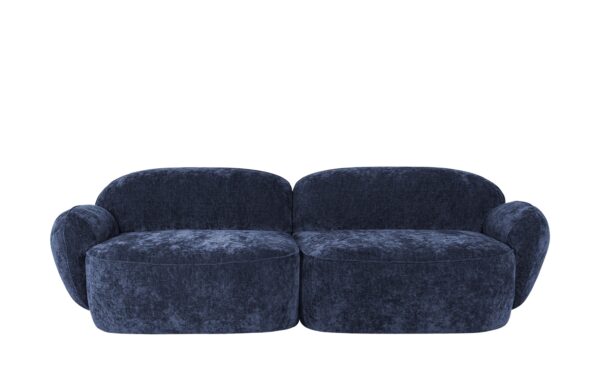 SOHO Sofa 3-sitzig  Bubble ¦ blau ¦ Maße (cm): B: 236 H: 80 T: 104 Polstermöbel > Sofas > 3-Sitzer - Höffner