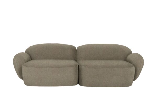 SOHO Sofa 3-sitzig  Bubble ¦ beige ¦ Maße (cm): B: 236 H: 80 T: 104 Polstermöbel > Sofas > 3-Sitzer - Höffner