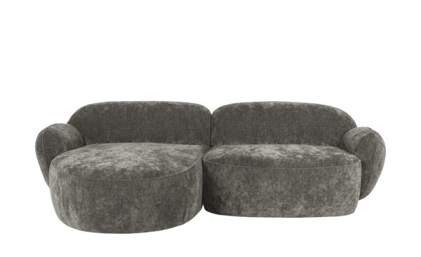 SOHO Ecksofa  Bubble ¦ grau ¦ Maße (cm): B: 236 H: 80 T: 164 Polstermöbel > Sofas > Ecksofas - Höffner