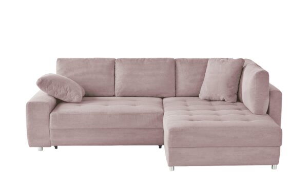 bobb Ecksofa  Arissa de Luxe ¦ rosa/pink ¦ Maße (cm): B: 265 H: 84 T: 209 Polstermöbel > Sofas > Ecksofas - Höffner