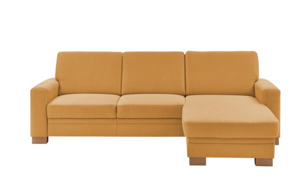 meinSofa Ecksofa  Uli-S ¦ gelb ¦ Maße (cm): B: 270 H: 90 T: 258 Polstermöbel > Sofas > Ecksofas - Höffner