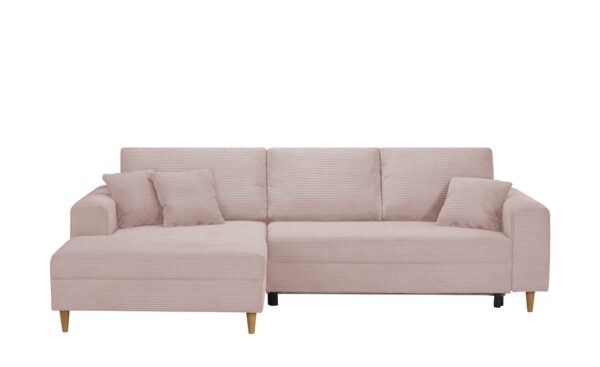 Ecksofa  Bern ¦ rosa/pink ¦ Maße (cm): B: 275 H: 91 T: 173 Polstermöbel > Sofas > Ecksofas - Höffner