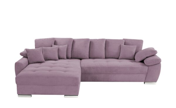 Ecksofa  Farina ¦ lila/violett ¦ Maße (cm): B: 323 H: 92 T: 222 Polstermöbel > Sofas > Ecksofas - Höffner