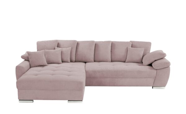 Ecksofa  Farina ¦ rosa/pink ¦ Maße (cm): B: 323 H: 92 T: 222 Polstermöbel > Sofas > Ecksofas - Höffner