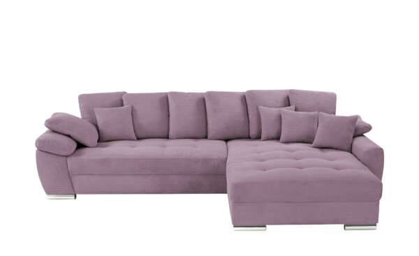 Ecksofa  Farina ¦ lila/violett ¦ Maße (cm): B: 323 H: 92 T: 222 Polstermöbel > Sofas > Ecksofas - Höffner