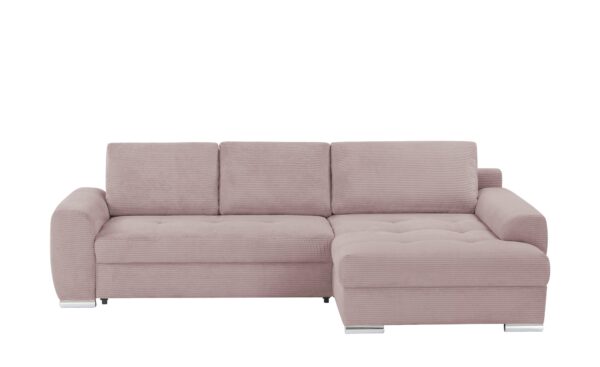 bobb Ecksofa  Soumia ¦ rosa/pink ¦ Maße (cm): B: 283 H: 91 T: 181 Polstermöbel > Sofas > Ecksofas - Höffner