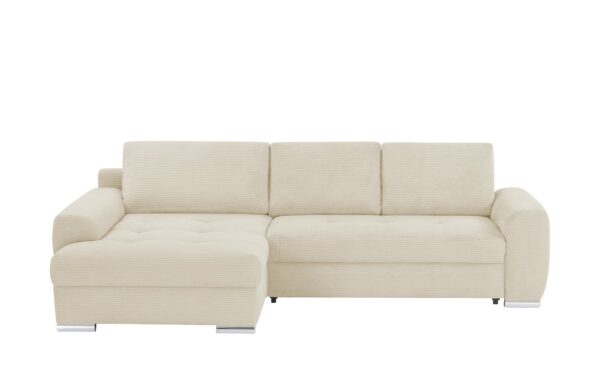 bobb Ecksofa  Soumia ¦ creme ¦ Maße (cm): B: 283 H: 91 T: 181 Polstermöbel > Sofas > Ecksofas - Höffner