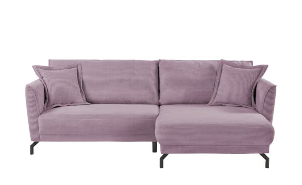 bobb Ecksofa  Yolanda ¦ lila/violett ¦ Maße (cm): B: 257 H: 94 T: 174 Polstermöbel > Sofas > Ecksofas - Höffner