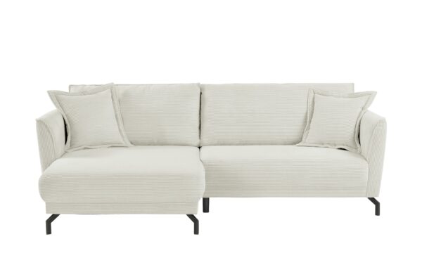 bobb Ecksofa  Yolanda ¦ grau ¦ Maße (cm): B: 257 H: 94 T: 174 Polstermöbel > Sofas > Ecksofas - Höffner