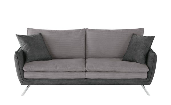 bobb Sofa  Stellina ¦ grau ¦ Maße (cm): B: 220 H: 95 T: 98 Polstermöbel > Sofas > 2-Sitzer - Höffner