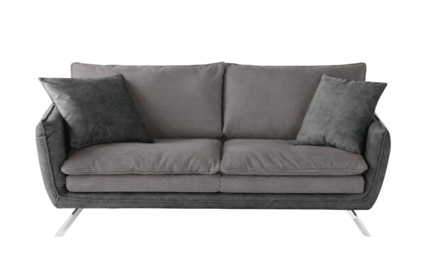 bobb Sofa  Stellina ¦ grau ¦ Maße (cm): B: 185 H: 95 T: 98 Polstermöbel > Sofas > 2-Sitzer - Höffner