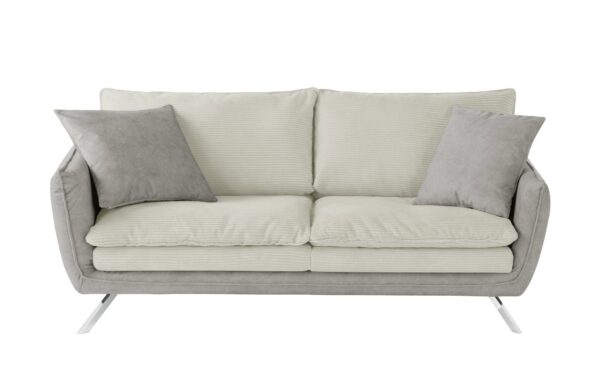 bobb Sofa  Stellina ¦ grau ¦ Maße (cm): B: 185 H: 95 T: 98 Polstermöbel > Sofas > 2-Sitzer - Höffner