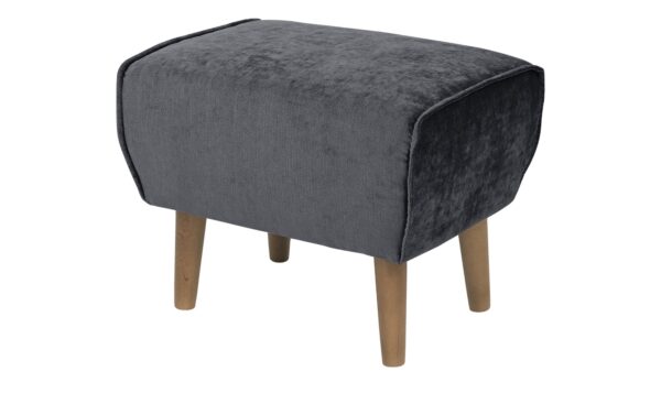 SOHO Hocker  Ellinor ¦ grau ¦ Maße (cm): B: 56 H: 46 T: 41 Polstermöbel > Hocker - Höffner