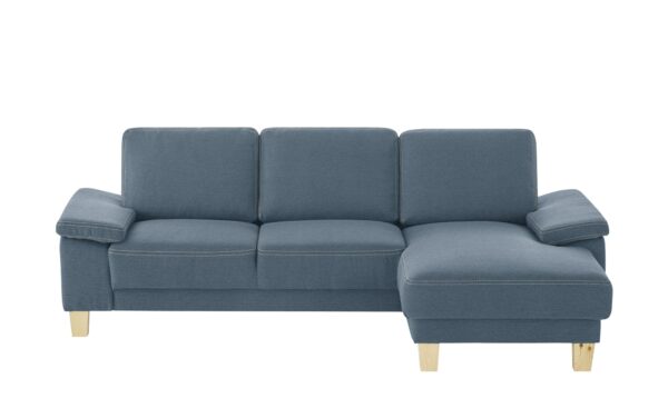 smart Ecksofa  Atara ¦ blau ¦ Maße (cm): B: 245 H: 80 T: 150 Polstermöbel > Sofas > Ecksofas - Höffner