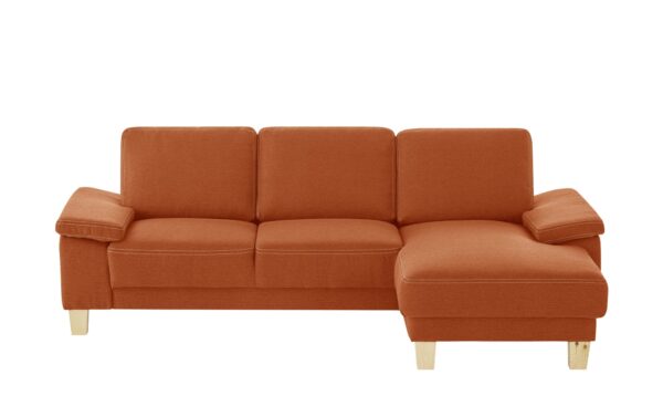 smart Ecksofa  Atara ¦ orange ¦ Maße (cm): B: 245 H: 80 T: 150 Polstermöbel > Sofas > Ecksofas - Höffner