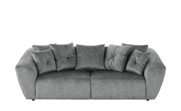 smart Big Sofa  Krista ¦ grau ¦ Maße (cm): B: 250 H: 81 T: 106 Polstermöbel > Sofas > 2-Sitzer - Höffner