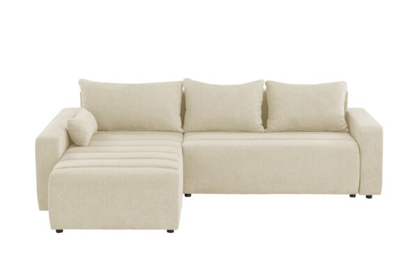 smart Ecksofa  Fania ¦ beige ¦ Maße (cm): B: 257 H: 72 T: 208 Polstermöbel > Sofas > Ecksofas - Höffner