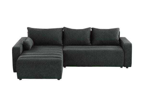 smart Ecksofa  Fania ¦ schwarz ¦ Maße (cm): B: 257 H: 72 T: 208 Polstermöbel > Sofas > Ecksofas - Höffner