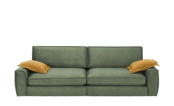 Sofa   Janice ¦ grün ¦ Maße (cm): B: 278 H: 89 T: 113 Polstermöbel > Sofas > 2-Sitzer - Höffner