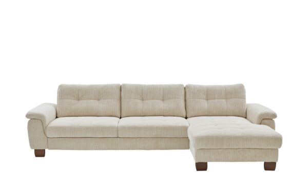 meinSofa Ecksofa  Cord Suna ¦ beige ¦ Maße (cm): B: 316 H: 86 T: 177 Polstermöbel > Sofas > Ecksofas - Höffner