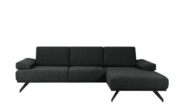 SOHO Ecksofa  Gemma ¦ schwarz ¦ Maße (cm): B: 282 H: 84 T: 166 Polstermöbel > Sofas > Ecksofas - Höffner