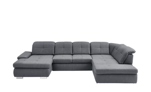 Lounge Collection Wohnlandschaft  Affair ¦ grau ¦ Maße (cm): B: 371 H: 100 T: 260 Polstermöbel > Sofas > Schlafsofas - Höffner