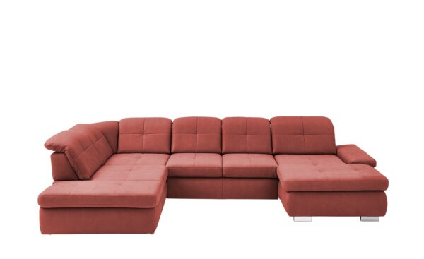 Lounge Collection Wohnlandschaft  Affair ¦ rot ¦ Maße (cm): B: 371 H: 100 T: 260 Polstermöbel > Sofas > Schlafsofas - Höffner