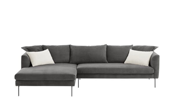 Gray & Jones Ecksofa  Avola ¦ grau ¦ Maße (cm): B: 284 H: 85 T: 178 Polstermöbel > Sofas > Ecksofas - Höffner