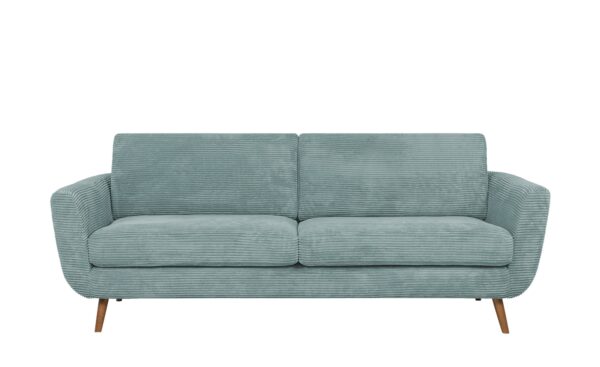 SOHO Sofa  Smilla ¦ blau ¦ Maße (cm): B: 217 H: 85 T: 93 Polstermöbel > Sofas > 3-Sitzer - Höffner