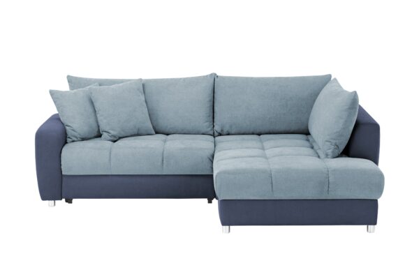 Ecksofa  Cynthia ¦ blau ¦ Maße (cm): B: 242 H: 83 T: 183 Polstermöbel > Sofas > Ecksofas - Höffner