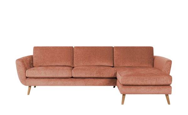 SOHO Ecksofa  Smilla ¦ orange ¦ Maße (cm): B: 274 H: 85 T: 156 Polstermöbel > Sofas > Ecksofas - Höffner