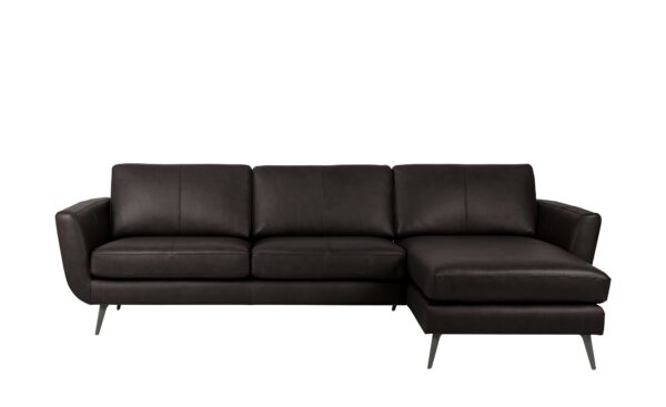 SOHO Ecksofa  Smile Day Leder ¦ braun ¦ Maße (cm): B: 274 H: 85 T: 156 Polstermöbel > Sofas > Ecksofas - Höffner