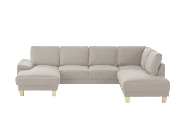 smart Wohnlandschaft  Atara ¦ beige ¦ Maße (cm): B: 303 H: 80 T: 200 Polstermöbel > Sofas > Wohnlandschaften - Höffner