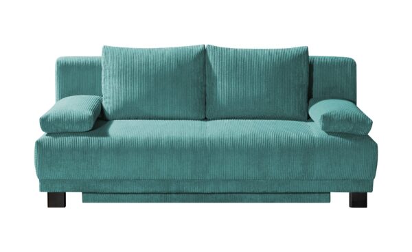 Schlafsofa  Luna ¦ blau ¦ Maße (cm): B: 200 H: 89 T: 96 Polstermöbel > Sofas > 2-Sitzer - Höffner