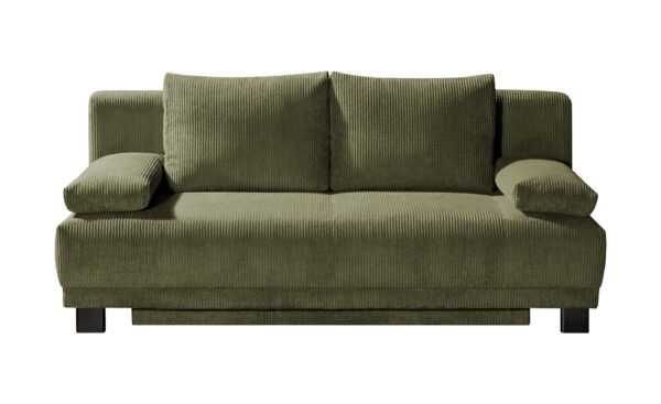 Schlafsofa  Luna ¦ grün ¦ Maße (cm): B: 200 H: 89 T: 96 Polstermöbel > Sofas > 2-Sitzer - Höffner