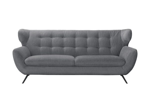 Jette Home Sofa 3-sitzig   Mellow ¦ grau ¦ Maße (cm): B: 225 H: 94 T: 95 Polstermöbel > Sofas > 3-Sitzer - Höffner