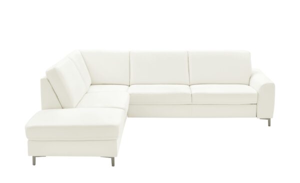 Ecksofa  Lea ¦ weiß ¦ Maße (cm): B: 271 H: 92 T: 235 Polstermöbel > Sofas > Ecksofas - Höffner