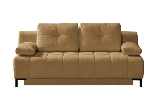 Querschläfer   Sammy ¦ gelb ¦ Maße (cm): B: 206 H: 98 T: 98 Polstermöbel > Sofas > 2-Sitzer - Höffner