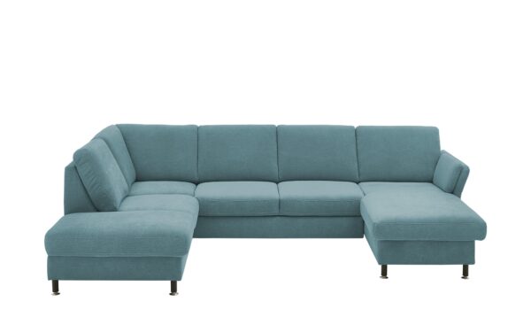 meinSofa Wohnlandschaft  Veit ¦ blau ¦ Maße (cm): B: 305 H: 90 T: 200 Polstermöbel > Sofas > Schlafsofas - Höffner